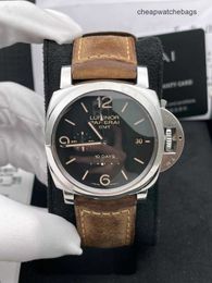 Panerai Automatic Watches Swiss Movment Watch First Review Then Send Mino Series Pam00533 Manual Mechanical 44mm Men's Wristwatch