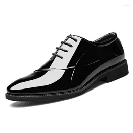 Dress Shoes 2024Men's Quality Cowhide Leather British Business Extra Size 38-48 Soft Man Split