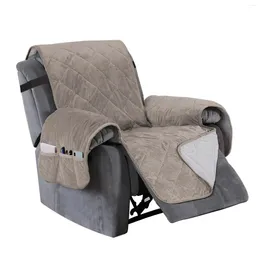 Chair Covers Recliner Sofa Cushion Quilted Thick Velvet Plush Cover Mat Furniture Protector Couch Pet