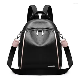 School Bags Designer Multifunctional Backpacks Women Fashion Anti Theft Leather Travel Backpack Large Capacity For Teenage Girls