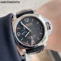 Wristwatches Watch Panerass Luxury Fashion Popular Series 44mm Precision Steel Automatic Mechanical Men's Pam01312 Waterproof Designer Stainless