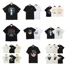 Ltaly new style fashion brand tshirt angel mens tshirt designer t shirt women clothes tops rhude pattern short sleeve tshirts breathable luxury vintage Loose tees