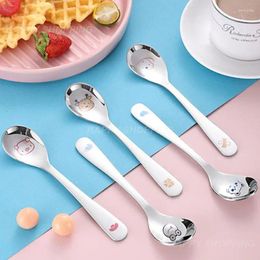 Spoons Spoon Of Human Engineering Easy For Baby To Grasp Can Be Washed In The Dishwasher Durable Cute Cartoon Design Fun