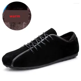 Walking Shoes 2024 Winter Warm Plus Velvet Men Comfortable Mens Outdoor Sapato Masculino Zapatillas Sport