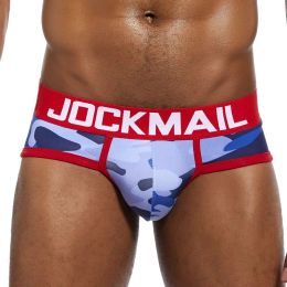 JOCKMAIL 5 Value Package/Lot print Camouflage Mens Underwear Briefs calzoncillos hombre slips Cueca Gay Underwear Male Panties