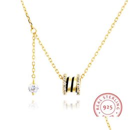 Pendant Necklaces Latest Seller H Necklace Jewellery Gifts Elegant Sterling Sier 925 Diamond For Mothers Day Drop Delivery Pendants Dh9Vm