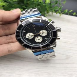 high quaity man watch steel watches quartz stopwatch Male watch stainless watches chronograph wrist watch 2383303