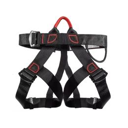 Outdoor Sports Harness Rock Climbing Waist Support Half Body Safety Belt Xinda Aerial Survival Mountain Tools 240320