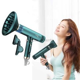 Hair Dryers High Speed Motor Hair Dryer 20.2/m/s Wind Speed 3 Gear Temperature Self-Clean Digital Screen Professional Household Hair Styling 240329