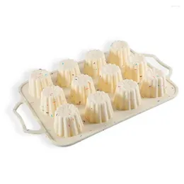 Baking Moulds Fade-resistant Silicone Mould Food-grade Cupcake For Home Kitchen Bakery Non-stick 12 Grids Cake Treats