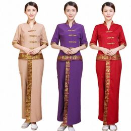 new Spa Beauty Sal Working Clothes Female Hotel Waiters Uniform Clothing Hairdrer Waitr Clothing R8xG#