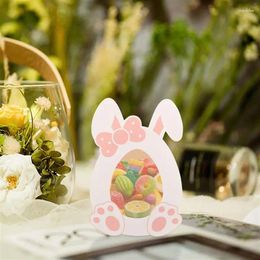 Storage Bottles 10pcs Easter Decorative Candy Box Portable Cookies Holder Party Favour Gift Packing Case Egg