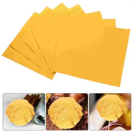 Baking Tools 200 Pcs Golden Chocolate Candy Foil Wrappers Gift Packaging Paper Aluminium Wrapping Bar For Bars Suite