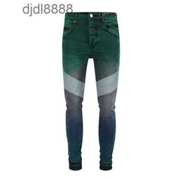 Men's designer pants Purplebrand slim fit leggings fashion 24 new casual green jeans mens