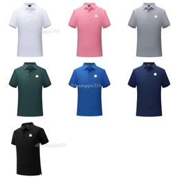 2024 Designer the Latest Jersey Cotton Golf Slimfit Polo Outdoor Recreation Exercise Classic Mens and Womens Polo Shirts M4xl Mocleeeer