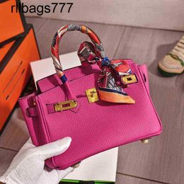 Bag Leather Bk Designer Handbag Upgraded Mini Platinum European and American Fashion Messenger 2024 Style Soft Face Small Handbag