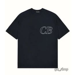 2024 Summer Mens T Shirt Cole Buxton Summer Loose Shirt Men Women High Street Classic Slogan Print Top Tee Shirt 1649