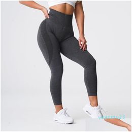 Yoga Outfit Nvgtn Led Seamless Lycra Spandex Leggings Women Soft Workout Tights Fitness Outfits Pants High Waisted Gym Drop Delivery