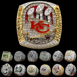 Designer Super Bowl Championship Ring Luxury 14K Gold KC Team Champions Rings for Men Women Diamond Star Jewelrys