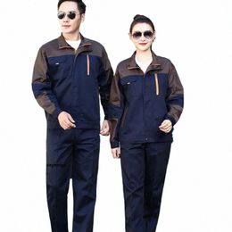 work Clothing Working Clothes For Men Women Coverall For Workmen Two Te Uniform Car Workshop Labour Suit Cott Mechanical Suit g6MQ#
