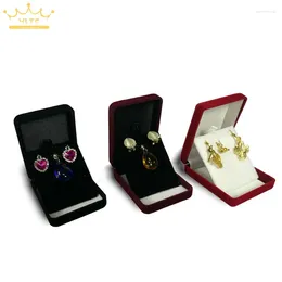 Jewellery Pouches Wholesale Engagement Velvet Earrings Box Display Storage Case For Pendant Gift Organiser