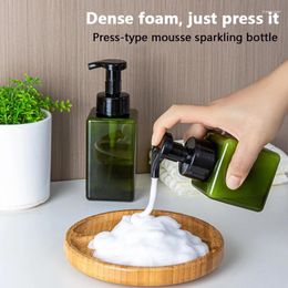 Liquid Soap Dispenser 250/450ml Mousse Facial Cleanser Foam Plastic Pump Bottles Mini Empty Bottle Refillable For Travel Cleaning Cosmetics