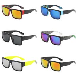 Brand Sunglasses Men Women Square Frame Driving Sun Glasses Uv400 Dazzle Colour Shades Sports Glasses 13 Colour