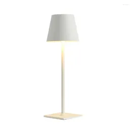 Table Lamps Atmosphere Desk Lamp Rechargeable Touch Control Dimming Nordic Bar Living Room Bedroom Decor Eye Protection Light
