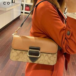 Designer Luxury Handbags Are Selling for a Price Olay Womens Bag New Morgan Club with Old Flower and Leather Flap Underarm Single Shoulder Crossbody