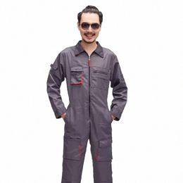 bib Overalls Mens Women Work Clothing Plus Size Protective Coveralls Strap Jumpsuit Multi Pockets Uniform Sleevel Cargo Pants X1pY#