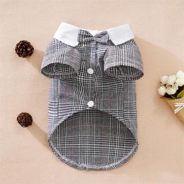 Dog Apparel Pet Clothes Suit Gentleman Clothing Shirt Puppy Schnauzer Poodle Bichon Shih Tzu Chihuahua Pomeranian Costume