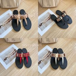 top Quality Thong Flip Flops Mule Luxury Flat Summer slippers Pool Mo Schino Brand Party 3 Colours Sliders Womens Sexy Slippers Designer Sandal Slide