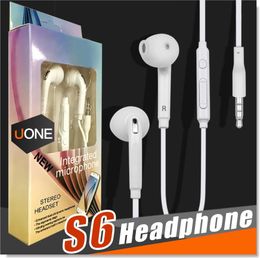 S6 S7 Earphone Earphones J5 Headphones Earbuds Headset for Jack In Ear wired With Mic Volume Control 35mm White Without RetailBox2114690