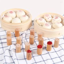 Baking Tools Chinese Traditional Moon Cake Mould Wood Cookie Moulds Supplies Durable Square Pastry Manual Dessert Seal Stamp