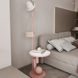 Decorative Figurines Clothes Hanger Floor Home Bedroom Bedside Table Rack Integrated