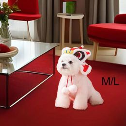 Dog Apparel Year Pet Costume Hat Easy To Wear Po Props Celebration Festive Dance Lion Headwear Funny Comfortable