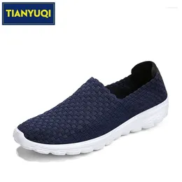 Walking Shoes TIANYUQI Lightweight Handmade Men Breathable Trainers Jogging Summer High Quality Outdoor Sneakers