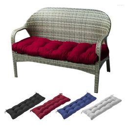 Pillow Garden Lounge Bench Long Hassock Pouf Home Ground Seat Chair Pad Office Backrest Thickened Mattress Futon