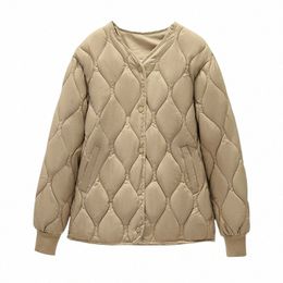 2023 New Women Autumn Winter Jacket Parkas Female Light Thin Down Cott Jackets Lady Casual Short Warm Basic Coat Ladies Tops H4KB#