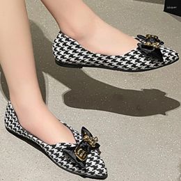 Casual Shoes Bowknot Flats For Women Fashion Light Women's Slip On Walking Plus Size Female Loafers Outdoor Ladies