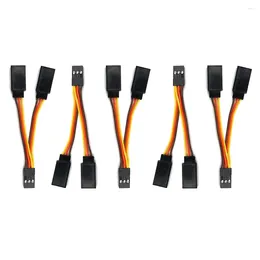 Wall Clocks 5 Pcs JR/Futaba Style Servo 1 To 2 Y Harness Leads Splitter Cable Male Female Extension Lead Wire For RC Models 7Cm