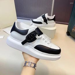 Casual Shoes Top High Quality AM Womens Trendy 34-46 Luxury Mens Real Leather Unisex Sneakers Designr Couples Tide