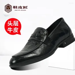 Casual Shoes Shoe Cobbler's Autumn 2024 Top Layer Cowhide Breathable For Men With Soft Soles Comfortable And Versatile