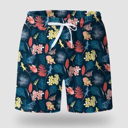 Men's Shorts Swim Trunks Mens' Summer Printed Swimwear Sports Beach Pants With Pockets Casual Trousers For Mens Breathable