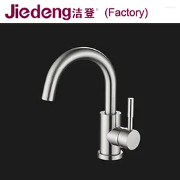 Bathroom Sink Faucets SUS304 Stainless Steel Washbasin Mixer Brushed Colour (SS05B_SS)