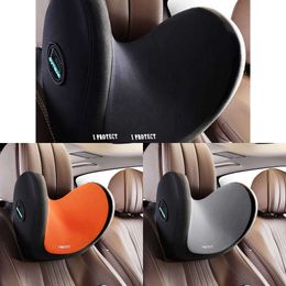 Upgrade Car Neck Headrest Pillow Rest Head Lumbar Support Cushion Auto Memory Foam Slow Rebound Guard Head Restraint Universal