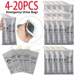 4-20Pcs Outdoor Emergency Disposable Urinate Bags Portable Toilet Easy Take Piss Bags 600ml Mini Mobile Toilet Vomit Bag