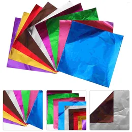 Baking Tools Chocolate Bar Colouring Wrappers Multi-use Paper Small Candy Packaging Bright Colour Packing Multi-function Foil Aluminium