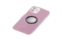 Cell Cases Multicolor glass mobile phone case anti falling new highgrade net red soft silica gel transparent3467832