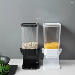 Storage Bottles 500ml Plastic Sealed Grain Rice Tank Space Saving Dry Food Dispenser